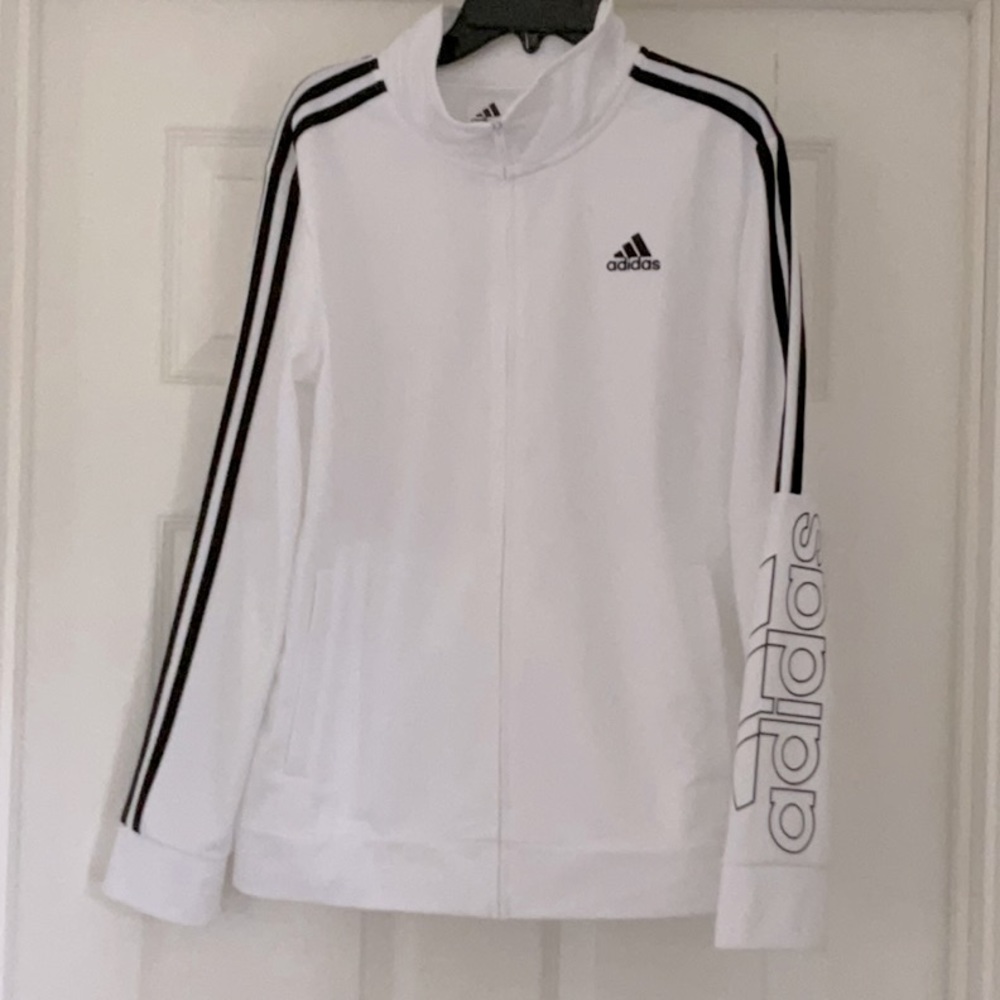 COPY - White Adidas jacket